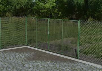 Chain Link Fence With Gateверсия 1.0.0.0 для Farming Simulator 2022