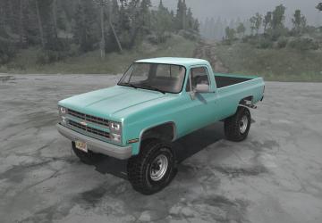 Chevrolet C10 1986версия 02.04.23 для Spintires: MudRunner (v28.09.22)