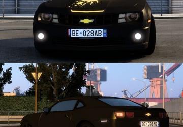 Chevrolet Camaroверсия 1.0 для American Truck Simulator (v1.40.x, 1.41.x)