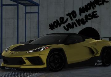 Chevrolet Corvette C8версия 1.3 для Euro Truck Simulator 2 (v1.57.x)