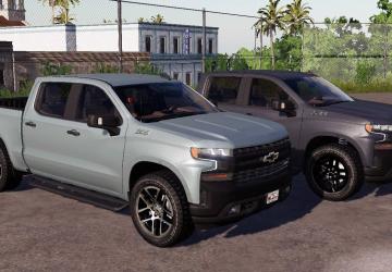 Chevrolet Silverado Trail Boss 2019версия 1.0.0.0 для Farming Simulator 2019 (v1.7.1.0)