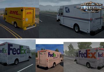 Chevy Step Van Traffic Packверсия 1.0 для American Truck Simulator (v1.37.x, 1.38.x)