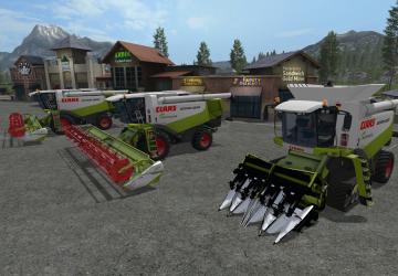 Claas Lexion 600 Packверсия 1.0.0.0 для Farming Simulator 2017 (v1.5.x)
