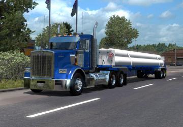 CNG 7Tubes ISO 48FT trailerверсия 2.4 для American Truck Simulator (v1.40.x, 1.41.x)