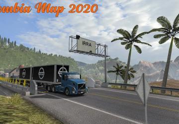Colombia Map 2020версия 2.0 для American Truck Simulator (v1.39.x, 1.40.x)