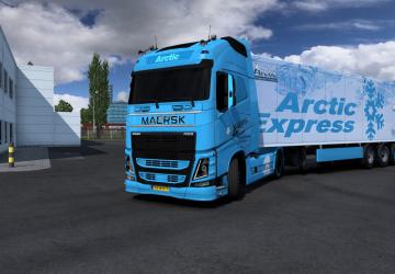 Combo skin Arctic Expressверсия 1.0 для Euro Truck Simulator 2 (v1.38.x)