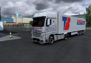 Combo skin Transport Blondelверсия 1.0 для Euro Truck Simulator 2 (v1.38.x)