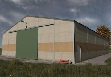 Concrete Panel Grain Shedверсия 1.0.0.0 для Farming Simulator 2025