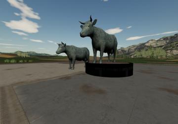 Cow Statueверсия 1.0.0.0 для Farming Simulator 2019