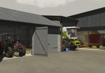Cowshed With Garageверсия 1.0.0.0 для Farming Simulator 2022