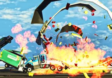 CrashHard Explosive Barrelверсия 1.0 для BeamNG.drive (v0.32.x)