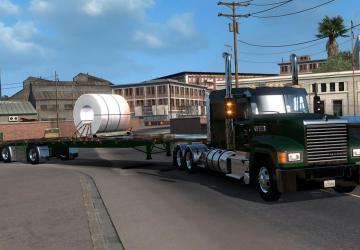 Custom Wilson Flatbedверсия 1.2 для American Truck Simulator (v1.40.x, 1.41.x)
