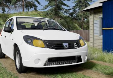Dacia Sandero (B90)версия 1.0 для BeamNG.drive (v0.37.x)