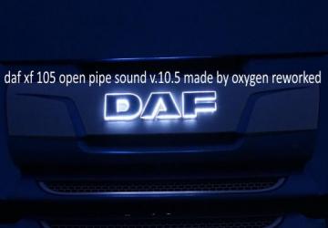 DAF XF Open Pipe soundверсия 12.0 для Euro Truck Simulator 2 (v1.39.x, - 1.43.x)
