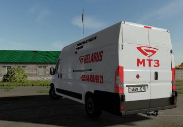 Диллерский фургон Fiat Ducatoверсия 1.0 для Farming Simulator 2022 (v14)