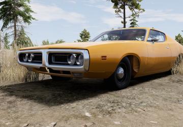 Dodge Charger (1971-1974)версия 23.11.25 для BeamNG.drive (v0.37.x)