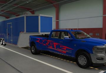 Dodge RAM 3500 (RVM)версия 5.1 для Euro Truck Simulator 2 (v1.57.x)