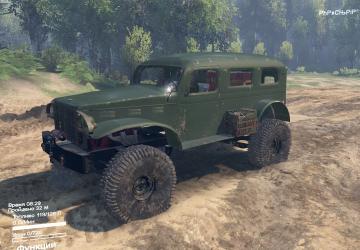 Dodge WC53 Carryall 4x4 1943версия 1.0.0 для SpinTires (v03.03.16)