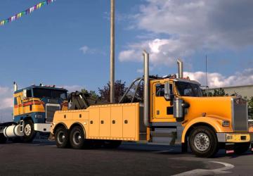 Дополнение эвакуатор грузовиковверсия 1.5 для American Truck Simulator (v1.56.x, 1.57.x)