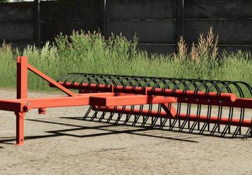 «ДОРМАШ» Грабли поперечные навесныеверсия 1.1.0.0 для Farming Simulator 2019 (v1.7x)