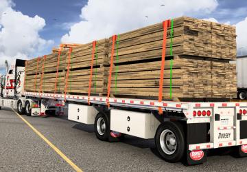 Dorsey Aluminum Giant Flatbedверсия 1.0 для American Truck Simulator (v1.40.x, 1.41.x)