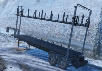 Double-Decker 8 Slot High Saddle Trailer «Train»v1.0 для SnowRunner (v15.1)