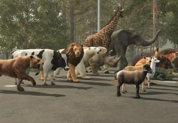 Dynamic Deco Animalsверсия 1.0.0.0 для Farming Simulator 2025