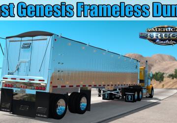 East Genesis Trailerверсия 1.2 для American Truck Simulator (v1.43.x)