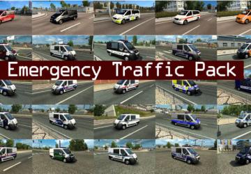 Emergency Traffic Packверсия 1.2.14 для Euro Truck Simulator 2 (v1.57.x)