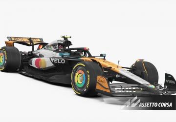 F1 2025 Mclaren MCL39версия 1.0 для Assetto Corsa