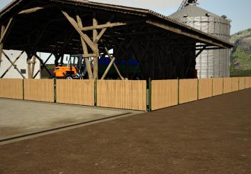 Wooden Fence 2 Meters Packверсия 1.0.0.0 для Farming Simulator 2019