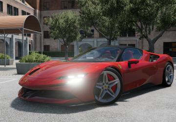 Ferrari SF90версия 2.0 для BeamNG.drive (v0.31.x)