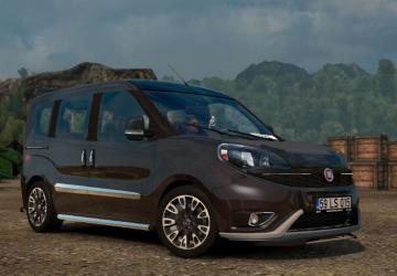 Fiat Doblo 2018версия 2.4 для Euro Truck Simulator 2 (v1.50.x, - 1.57.x)