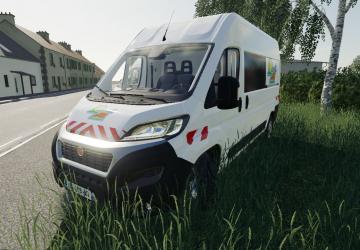 Fiat Ducato 2014 - TP Versionверсия 6.0.0.0 для Farming Simulator 2019