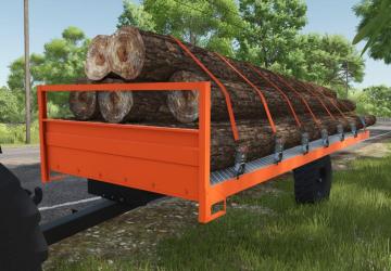 Flatbed Trailerверсия 1.0.0.0 для Farming Simulator 2025