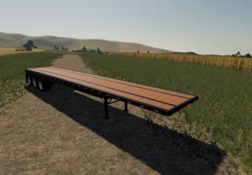 FlatBed Trailer IBM JMT19версия 1.0.0.0 для Farming Simulator 2019 (v1.6.x)
