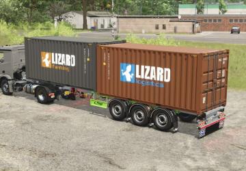 Fliegl Shipping Container Packверсия 1.0.0.0 для Farming Simulator 2025