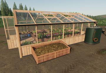 Flower Nursery Greenhouseверсия 1.0.0.0 для Farming Simulator 2019