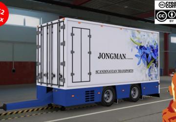 Flower Shuttle BDF Trailerверсия 1.0 Fix для Euro Truck Simulator 2 (v1.52.x, 1.53.x)