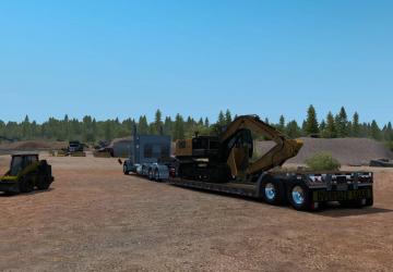 Fontaine Lowboy Renegadeверсия 1.0 для American Truck Simulator (v1.36.x, - 1.38.x)