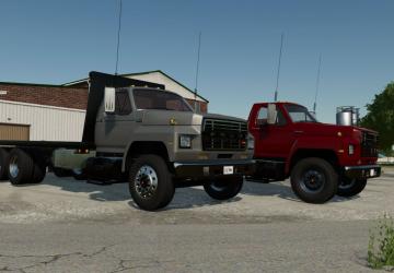 Ford F800 Flatbed Autoload/Grainbedверсия 1.0.0.0 для Farming Simulator 2022