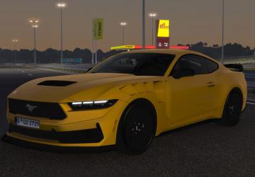 Ford Mustang 2025версия 1.1 для American Truck Simulator (v1.57.x)