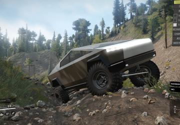 Frog’s Tesla Cybertruck (SAS Swapped)версия 1.0 для SnowRunner (v15.1)