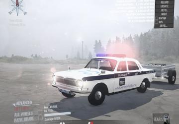 Gaz-24 Volga Politsiya Dpsверсия 02,26 для Spintires: MudRunner (v25.02.21)