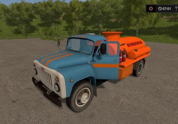ГАЗ-53 «Бензовоз»версия 1.1 для Farming Simulator 2017 (v1.5.3.1)
