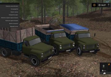 ГАЗ 53 хакиверсия 1.0 для Farming Simulator 2017 (v1.5.3.1)