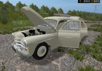 ГАЗ-М-20Б «Победа»версия 2.0 для Farming Simulator 2017 (v1.5.3.1)