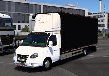 GAZelle pack - адаптацияверсия 1.5 для Euro Truck Simulator 2 (v1.57)