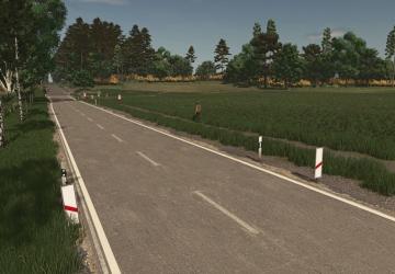 German Road Poles (Prefab)версия 1.1.0.0 для Farming Simulator 2025