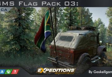 GG Flag Pack 03: Africaверсия 1.0.0 для Expeditions: A MudRunner Game (v9)